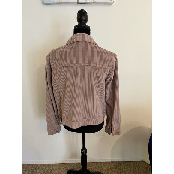 Fashion Nova Pink Corduroy Long Sleeve Jacket Size Large NEW - Picture 6 of 7